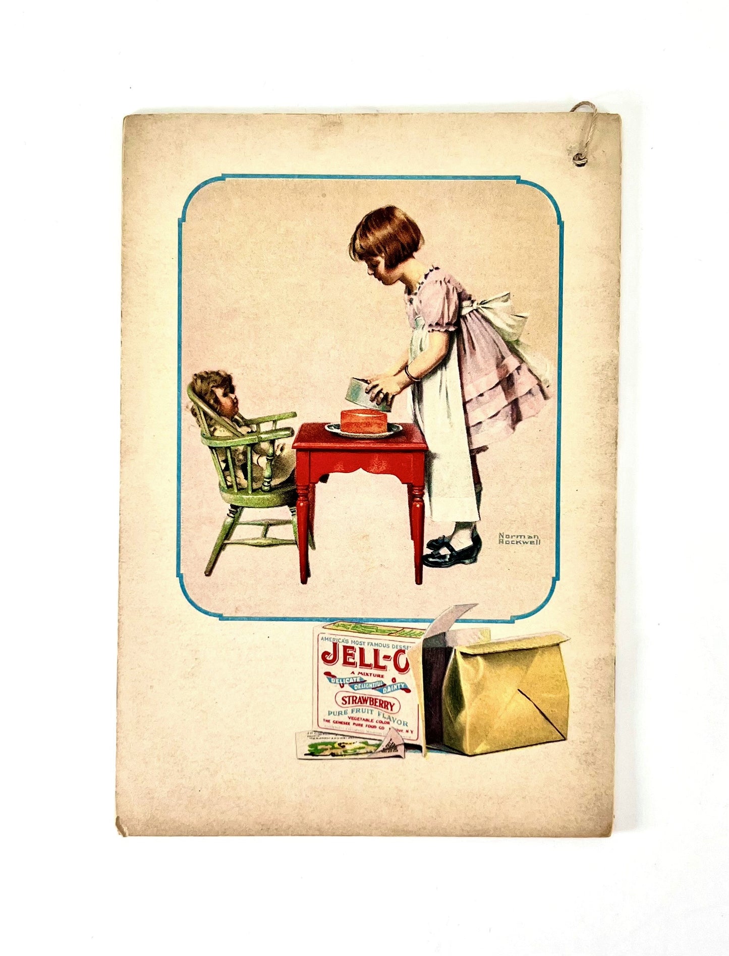 Jello-O Cookbook, 1922, with Jell-O Ice Cream Powder Pamphlet