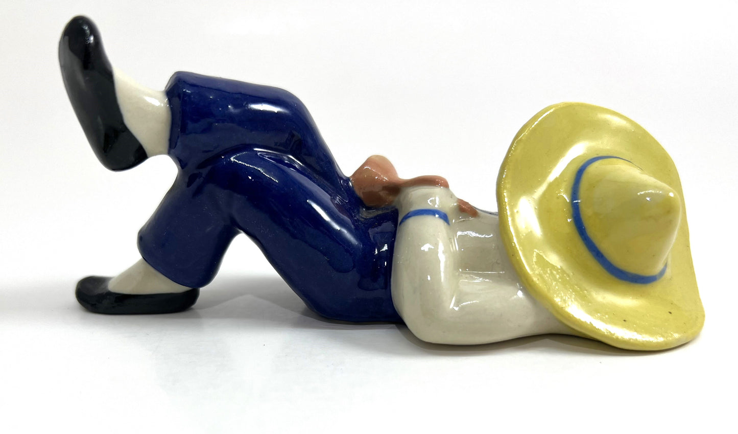 Ceramic Arts Studio Figurine, Garden Girl in Overalls, 1940-1956