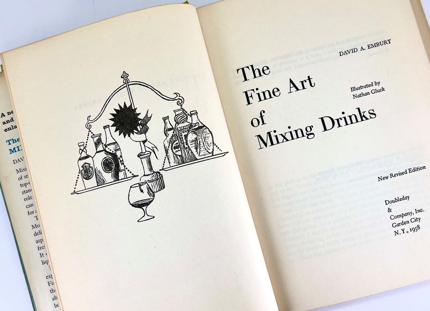 The Fine Art of Mixing Drinks by David A. Embury, 1958 edition