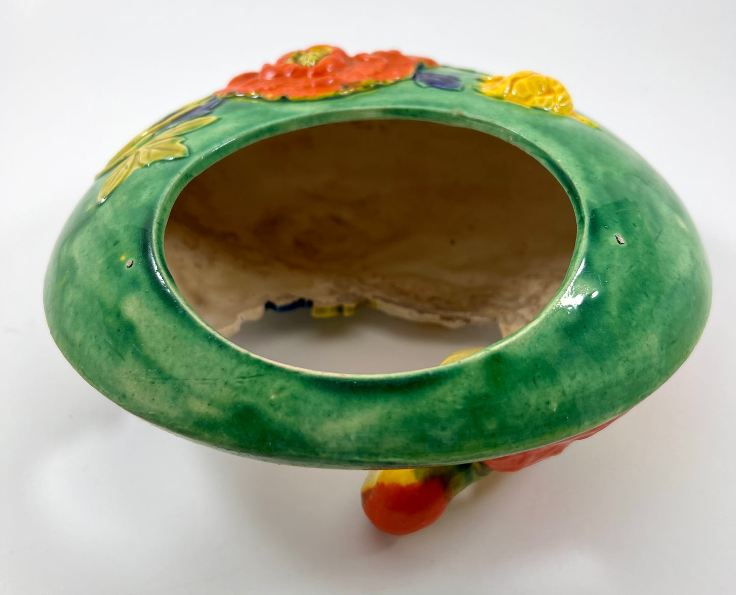 Parrot in a Garden Wall Pocket, Mid-century Japan, 1950s