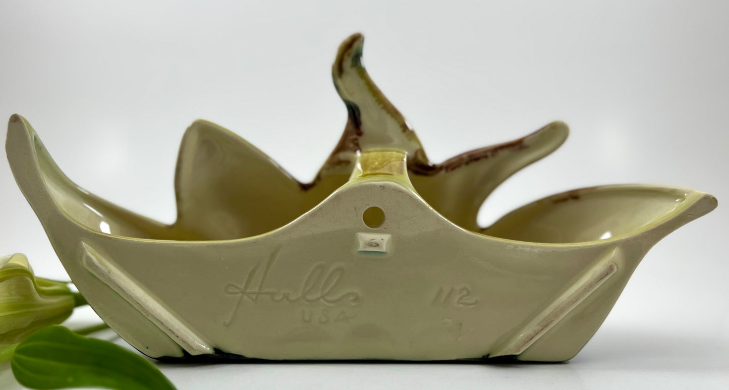 Hull Mid-century Wall Pocket with Gorgeous Glaze, 1950s