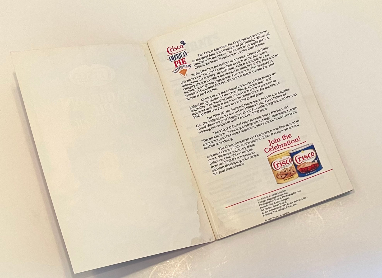 Cisco American Pie Celebration Cookbooklet, 1989