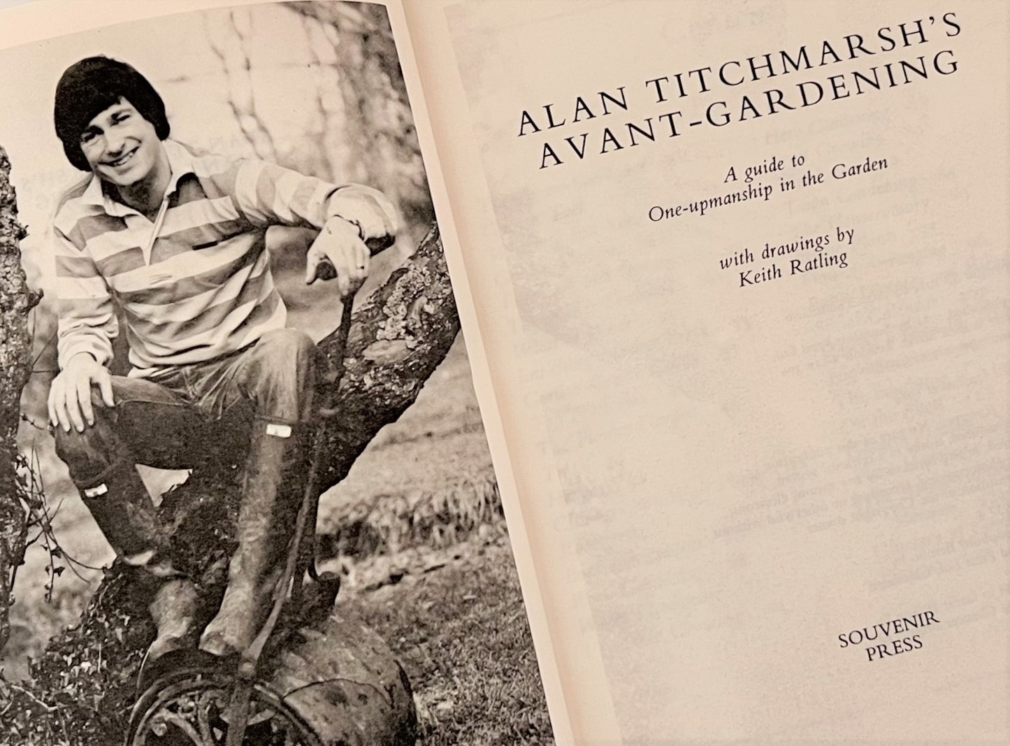 Avant-Gardening, A Guide to One-Upmanship in the Garden by Alan Titchmarsh, 1984