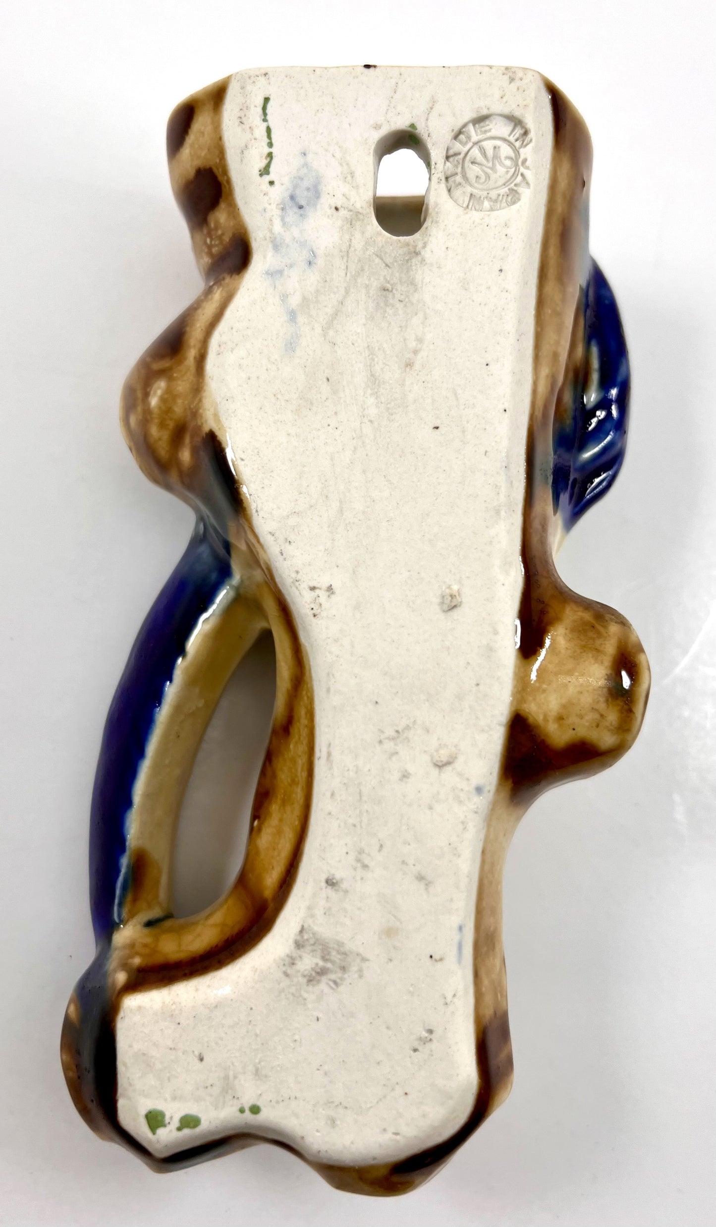 Bird on Branch Mid-century Ceramic Wall Pocket, 1950s