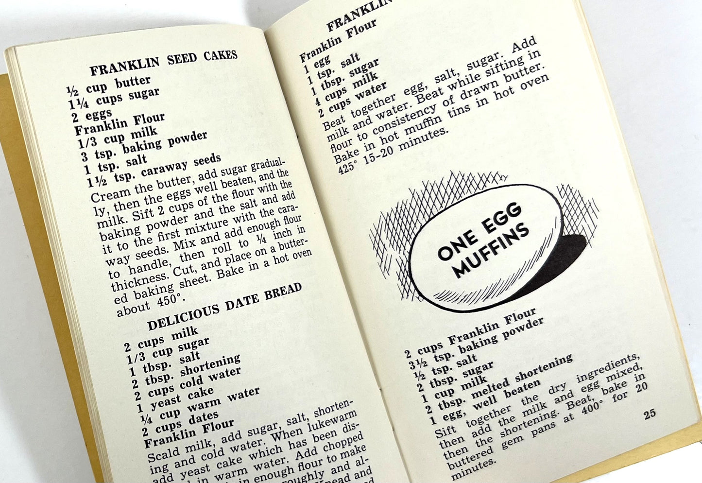 Franklin Mills Flour Cookbooklet, 1950s