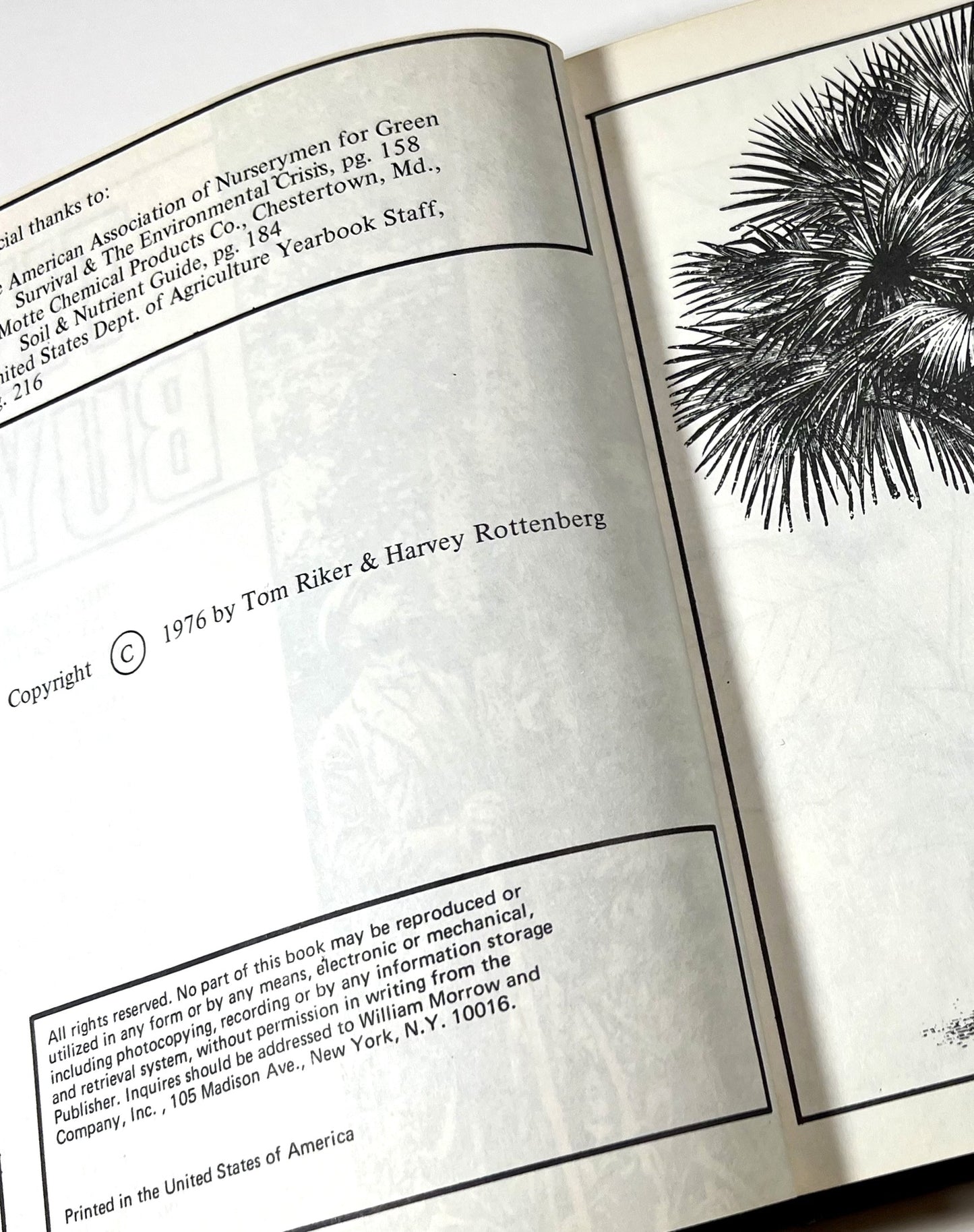 The Guide to Buying Plants from The Gardener's Catalogue Series, Tom Riker, 1976