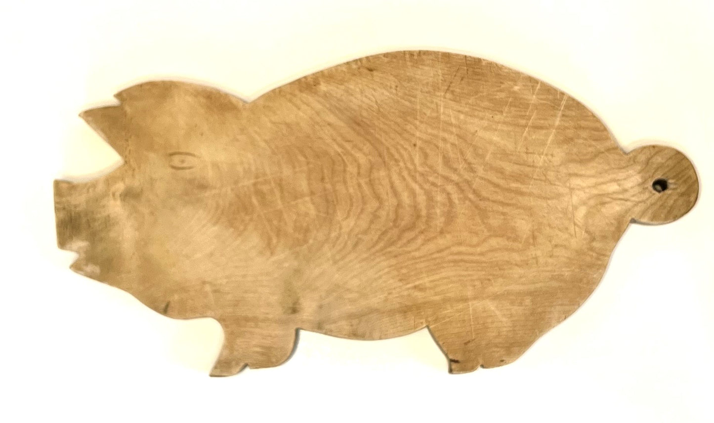 Wooden Pig Bread/Cutting Board