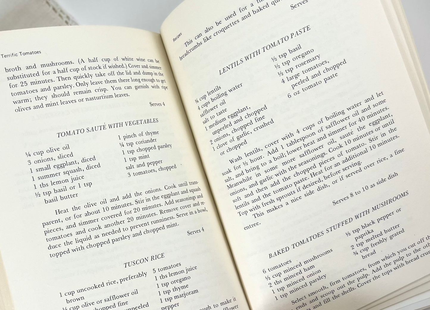 Terrific Tomatoes by the Editors of Organic Gardening and Farming, Rodale Press, 1975