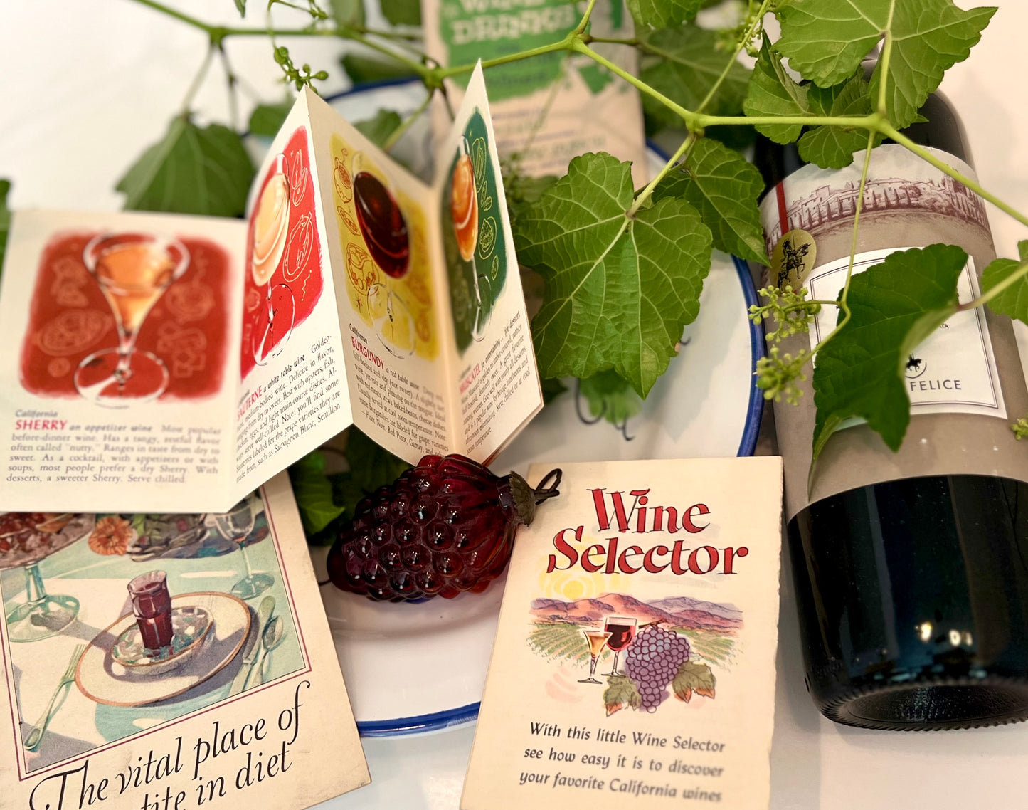 Recipes for Wine Drinks with California Wines, 1950s
