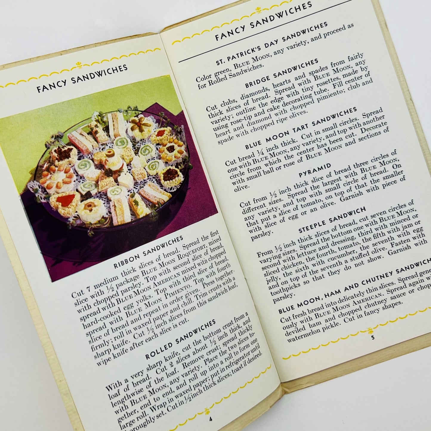 Blue Moon Cheese Products Recipe Cookbooklet, c. 1920s