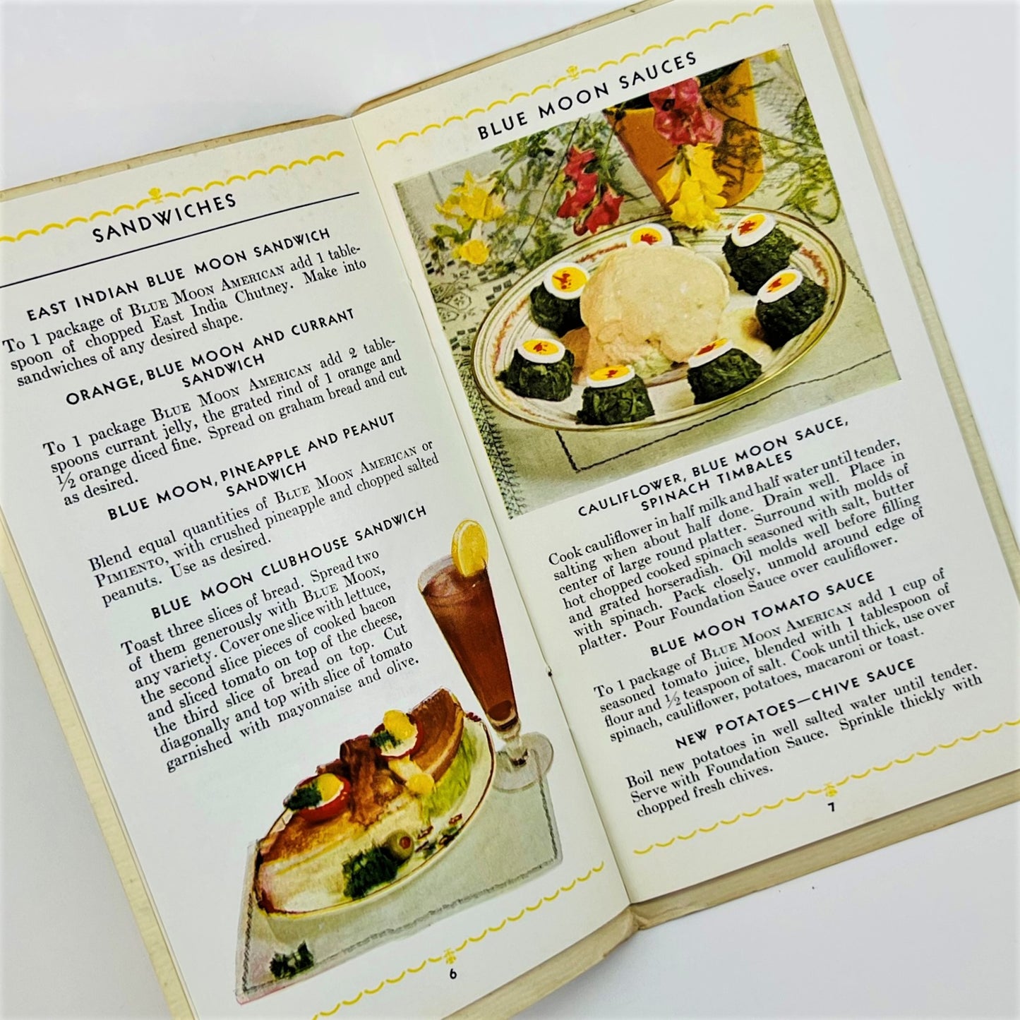 Blue Moon Cheese Products Recipe Cookbooklet, c. 1920s