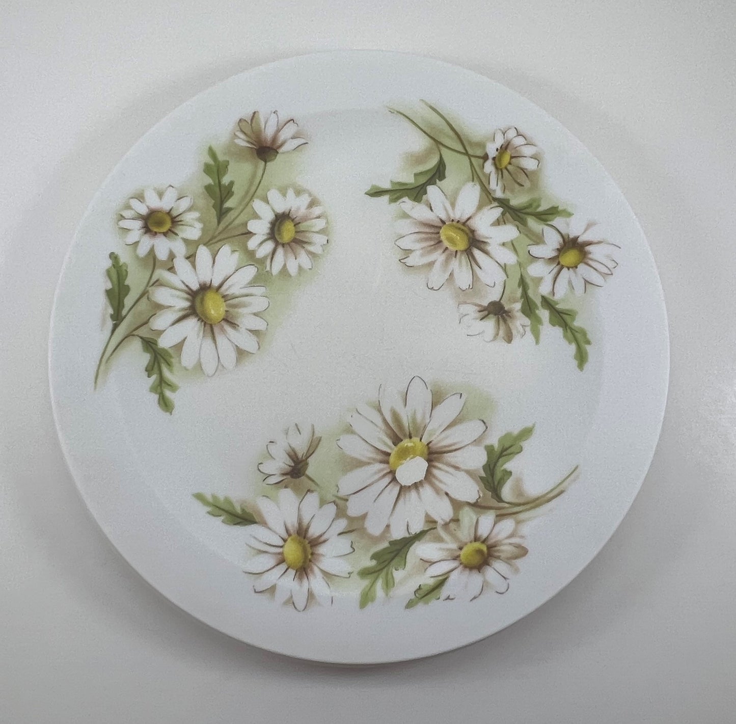Melamine Daisy Plates, Set of Three, 1960s