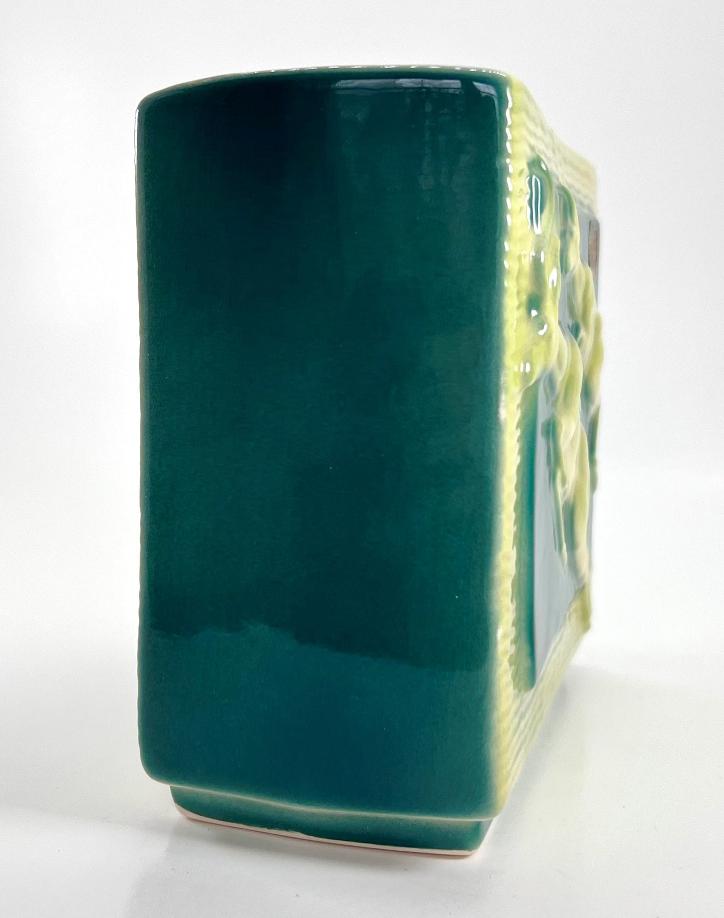 Royal Copley Planter Vase, Mid-century with Leaping Stags