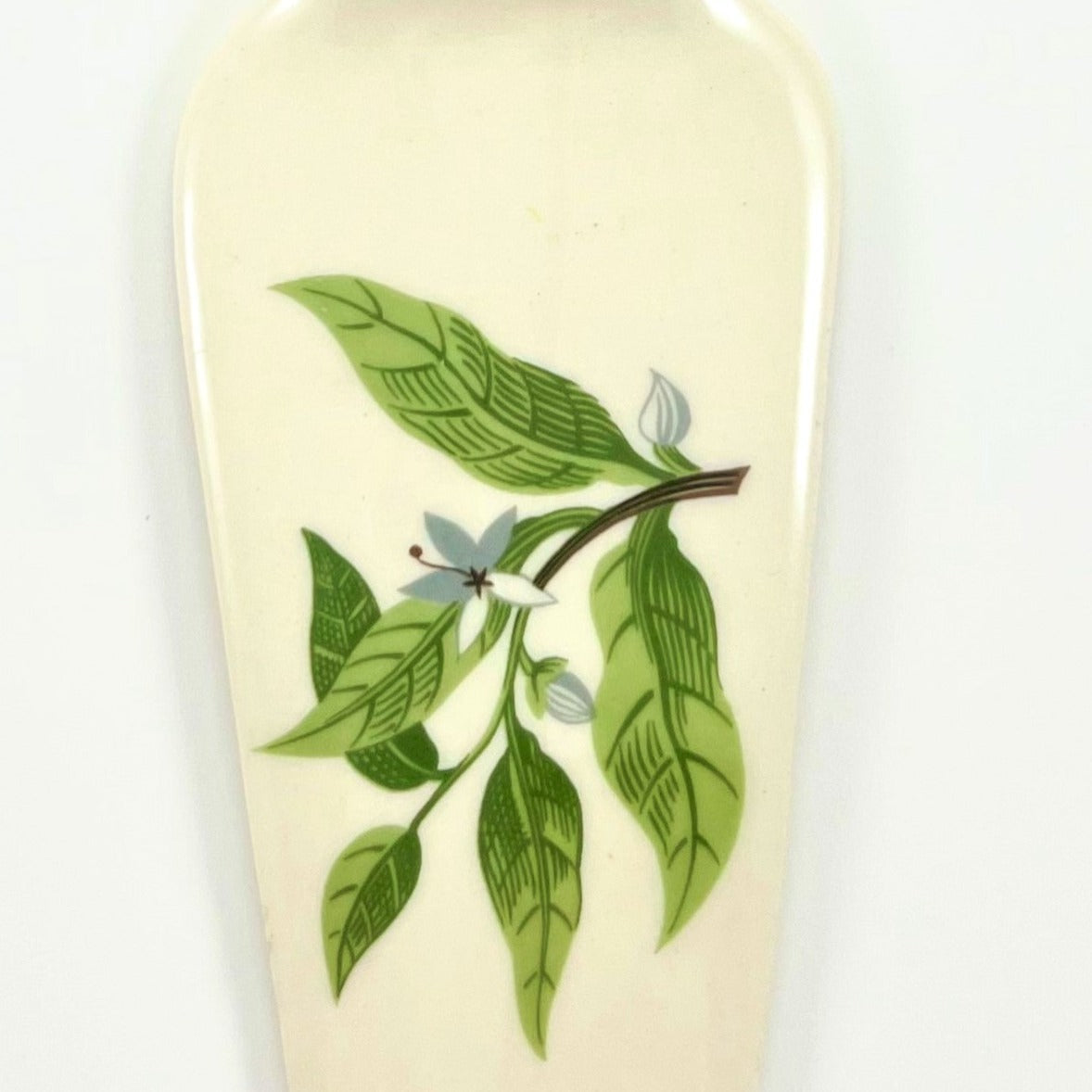 Pie/Cake Server, Mid-century with Blue Flower and Leaf Motif