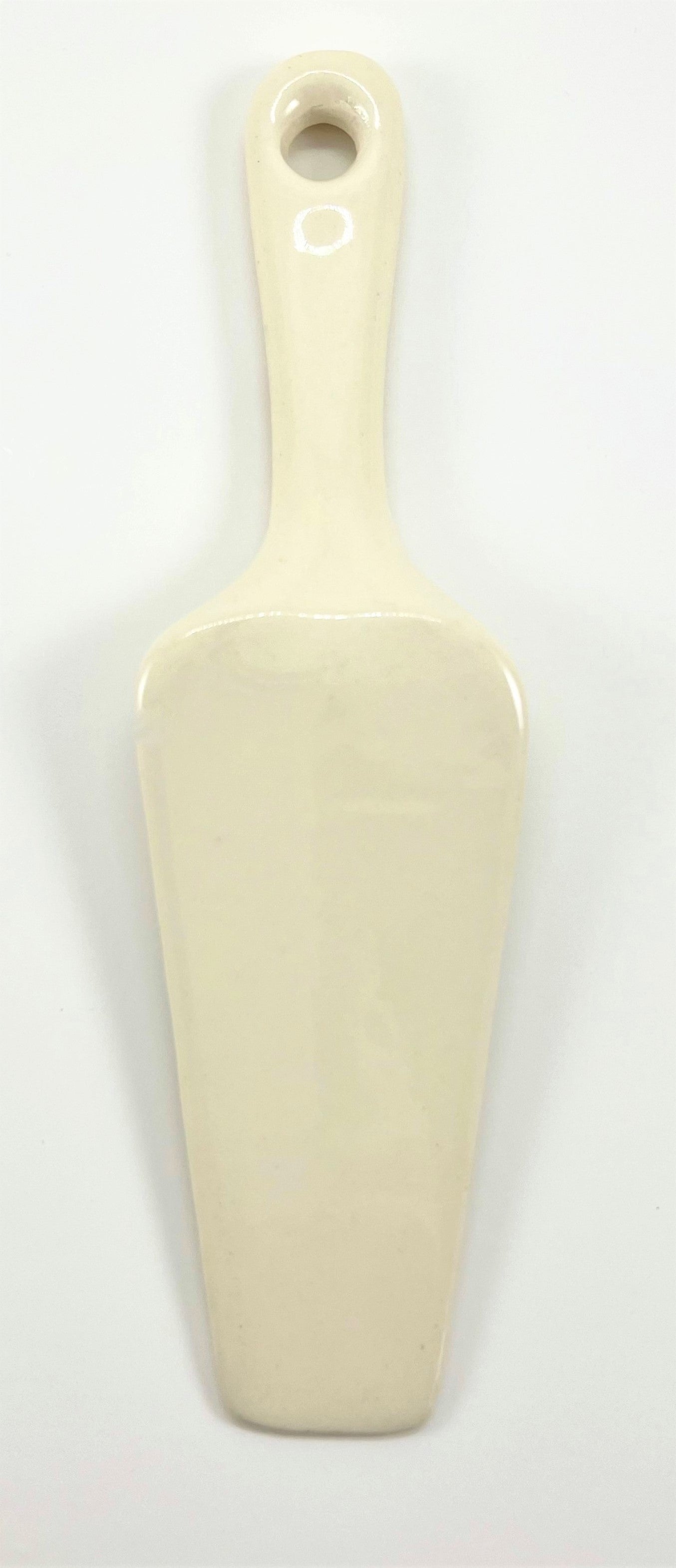 Pie/Cake Server, Mid-century with Blue Flower and Leaf Motif