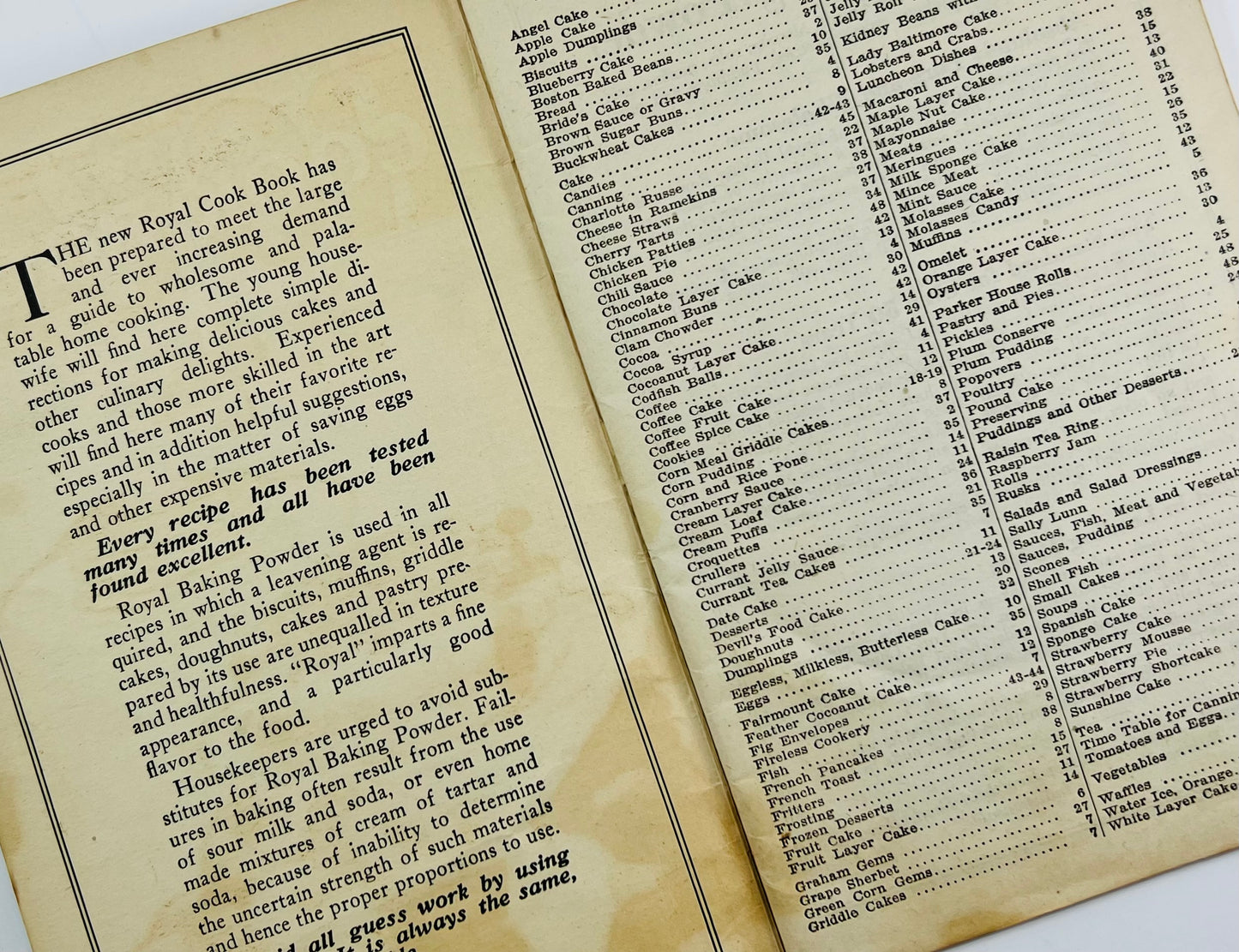 New Royal Cook Book, Royal Baking Powder Co., 1920