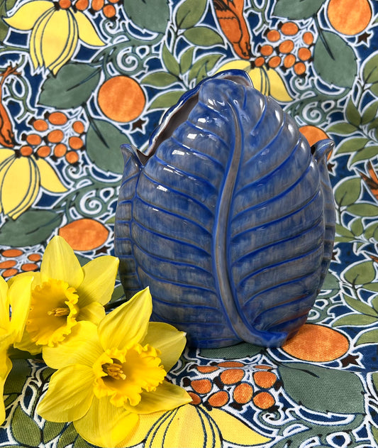 Stangl Terra Rose Standing Leaf Vase, Mid-century