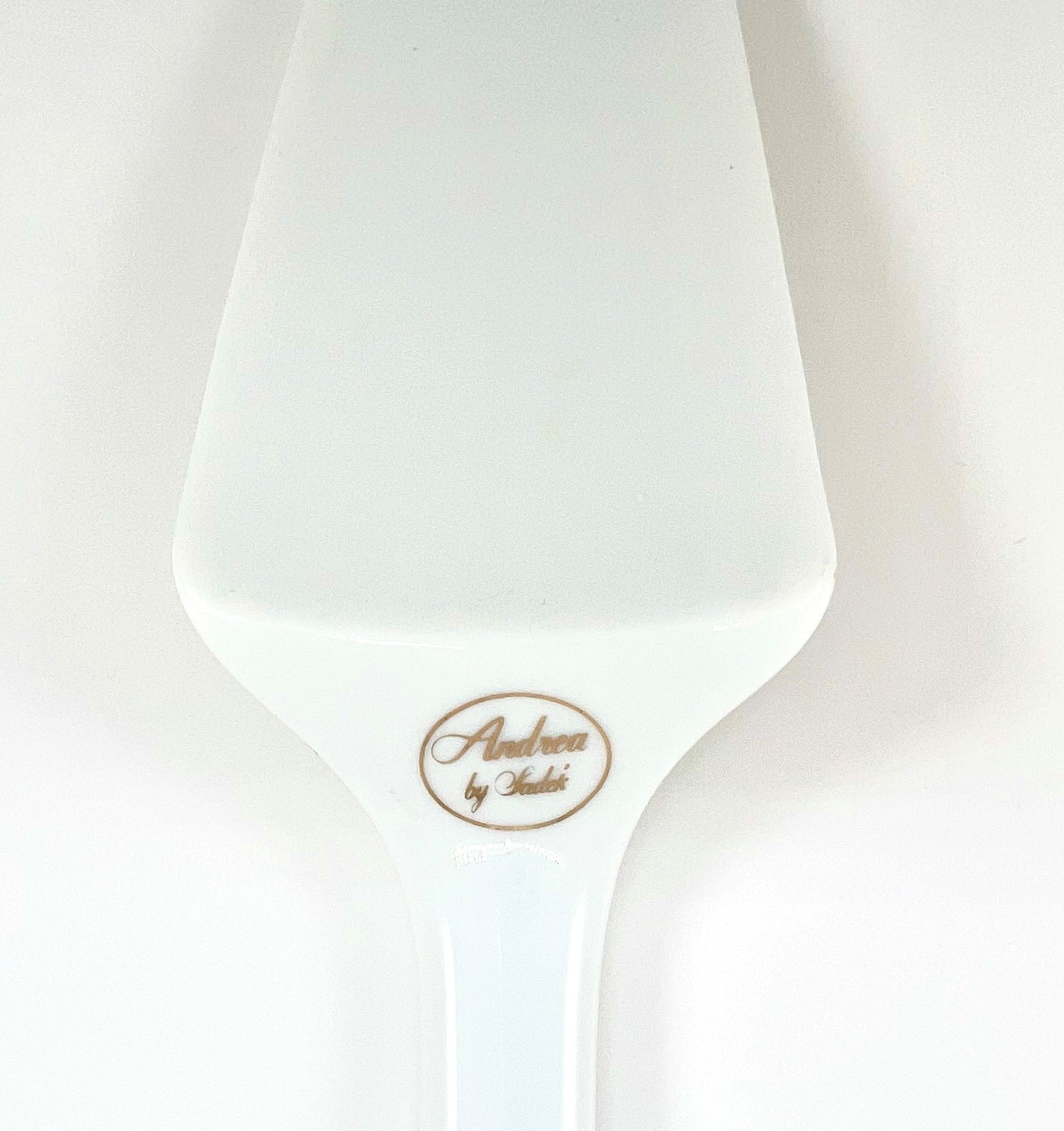 Floral Ceramic Cake/Pie Server with Decorative Handle