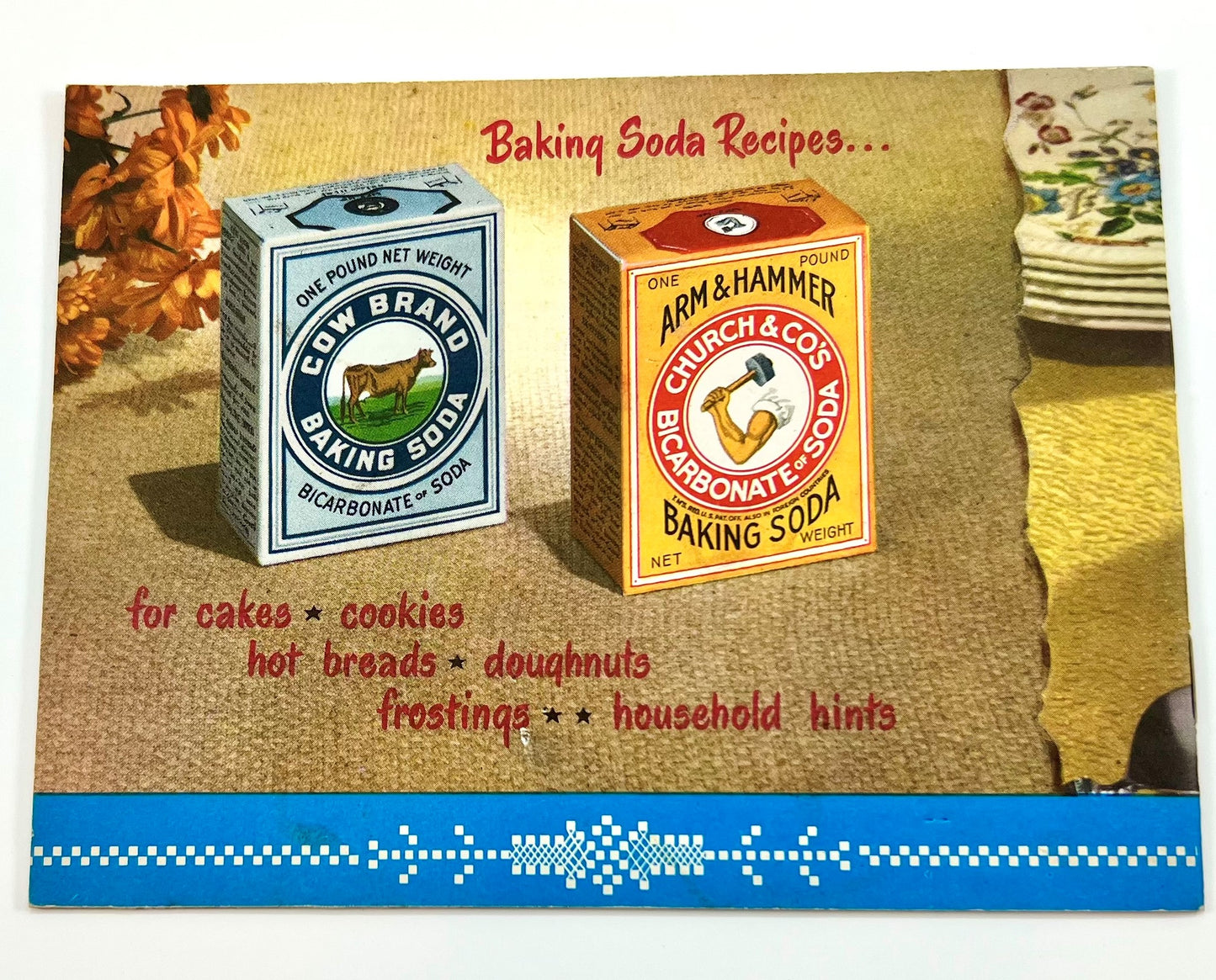 New Fashioned Old-Fashioned Recipes, Mid-century Arm & Hammer Recipe Booklet 1951