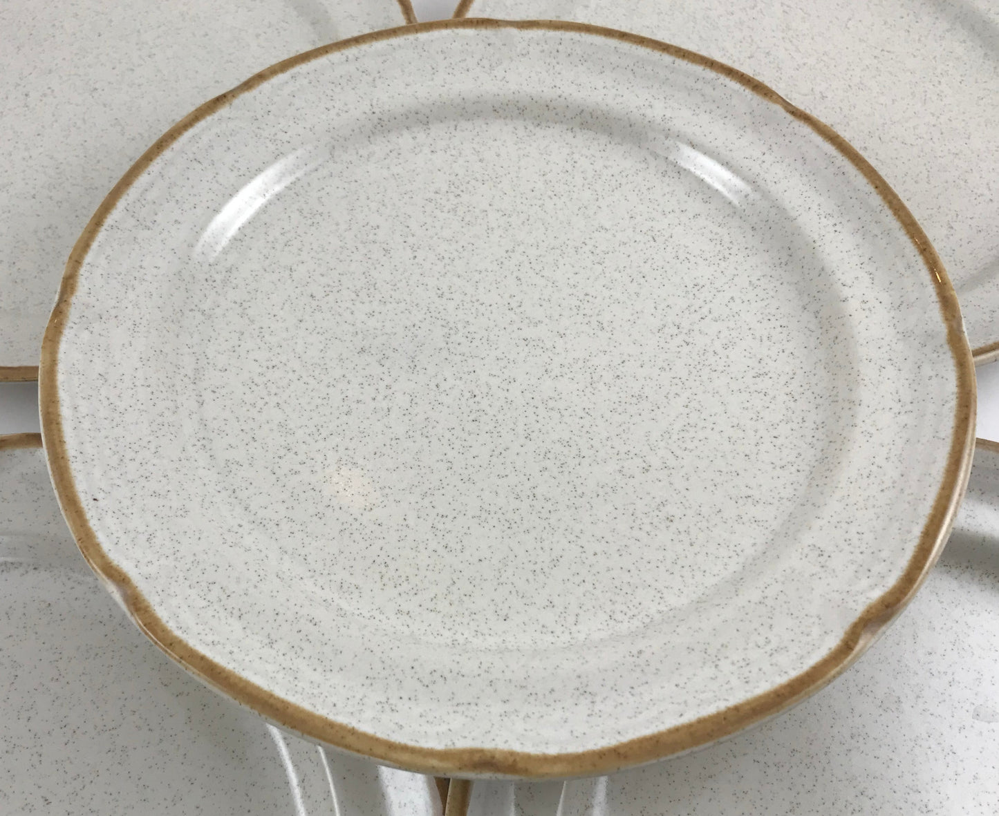 Hearthside Pottery, Summer Sun Baroque Pattern, Stoneware Dinner Plates