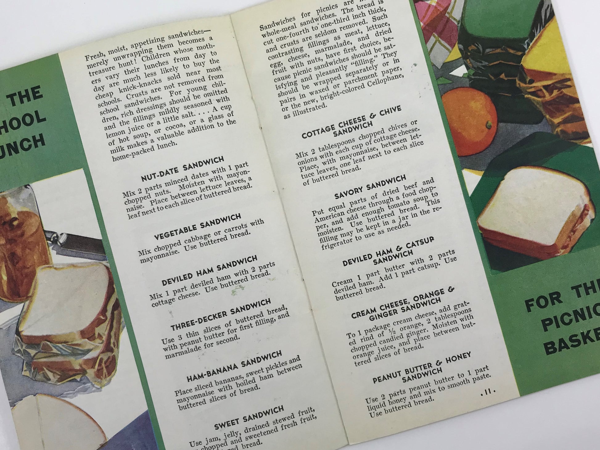 Vintage Depression-era Bond Bread Cookbooklet, 1931