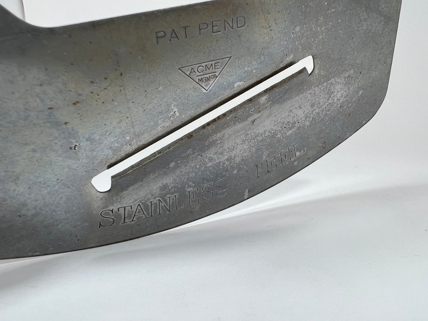 Vegetable Chopper with Slicer, Acme MCM Co. Stainless Steel and Cast Iron, 1930s