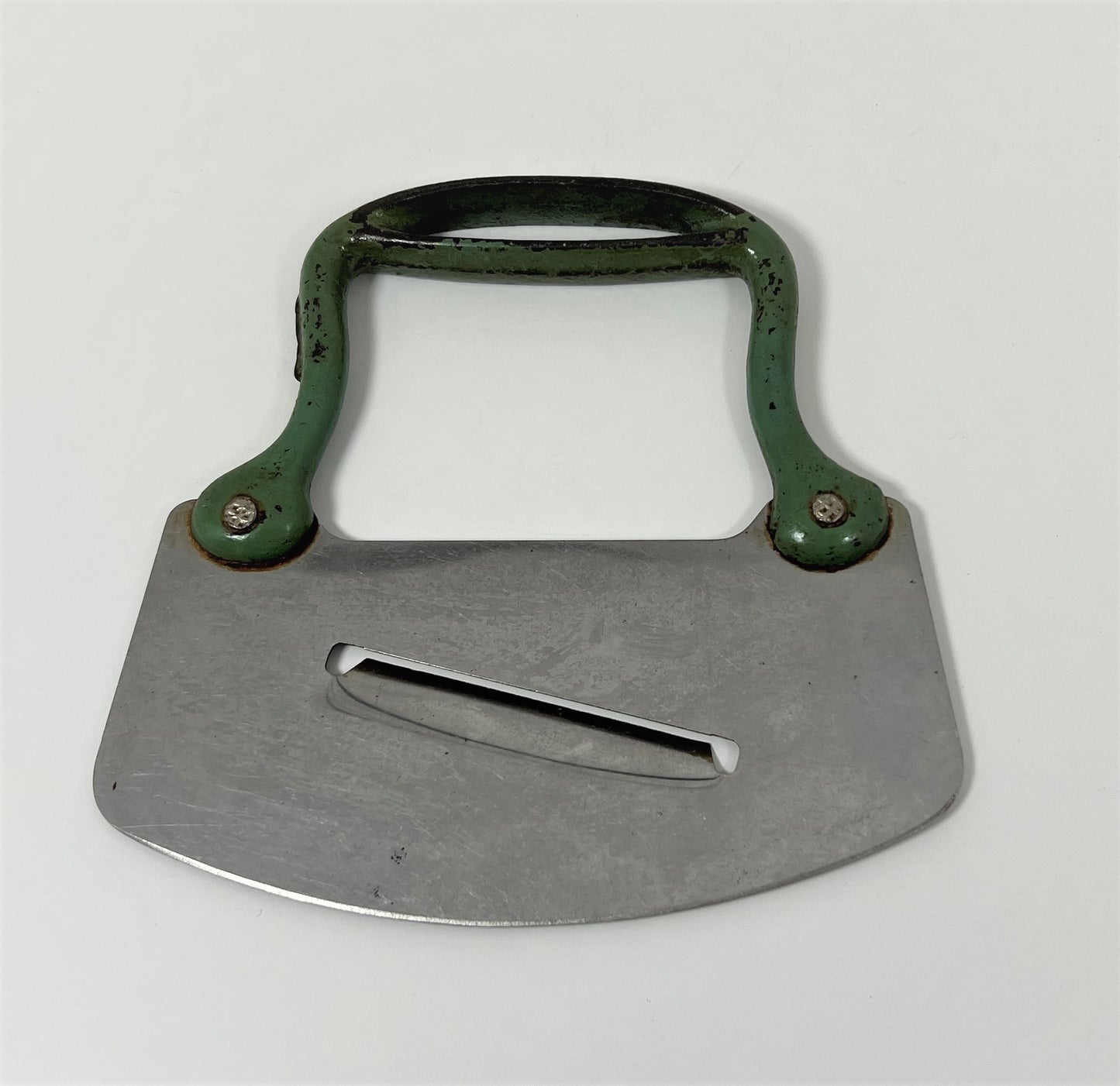 Vegetable Chopper with Slicer, Acme MCM Co. Stainless Steel and Cast Iron, 1930s