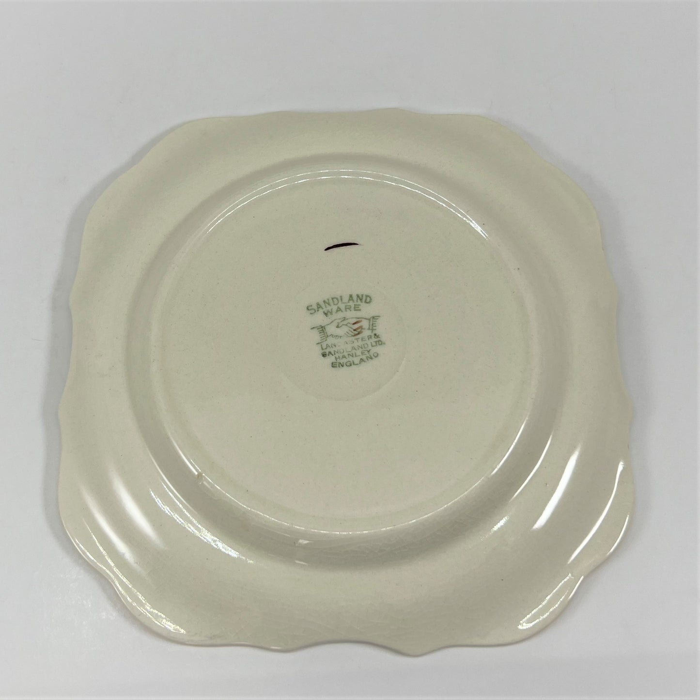 English Cottage Plates, Sandland Ware, 1940s, Set of Three