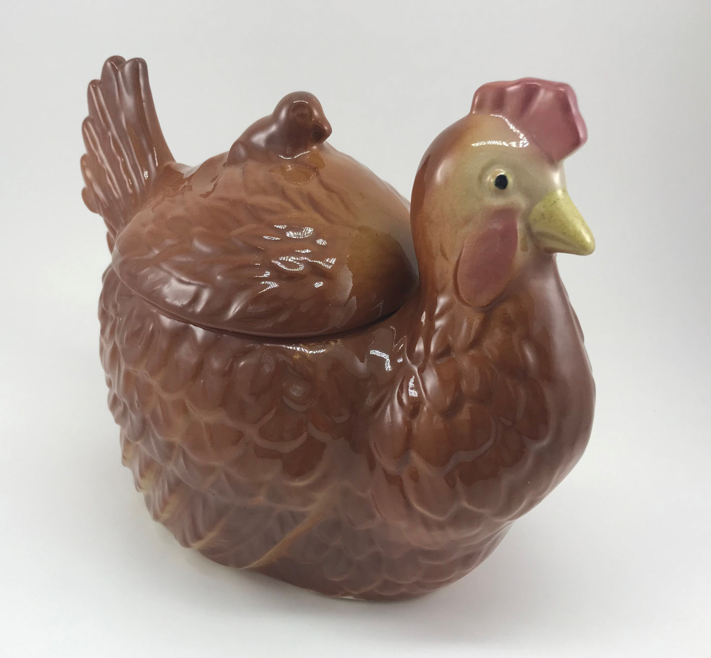 FAPCO Ceramic Hen and Chick Cookie Jar