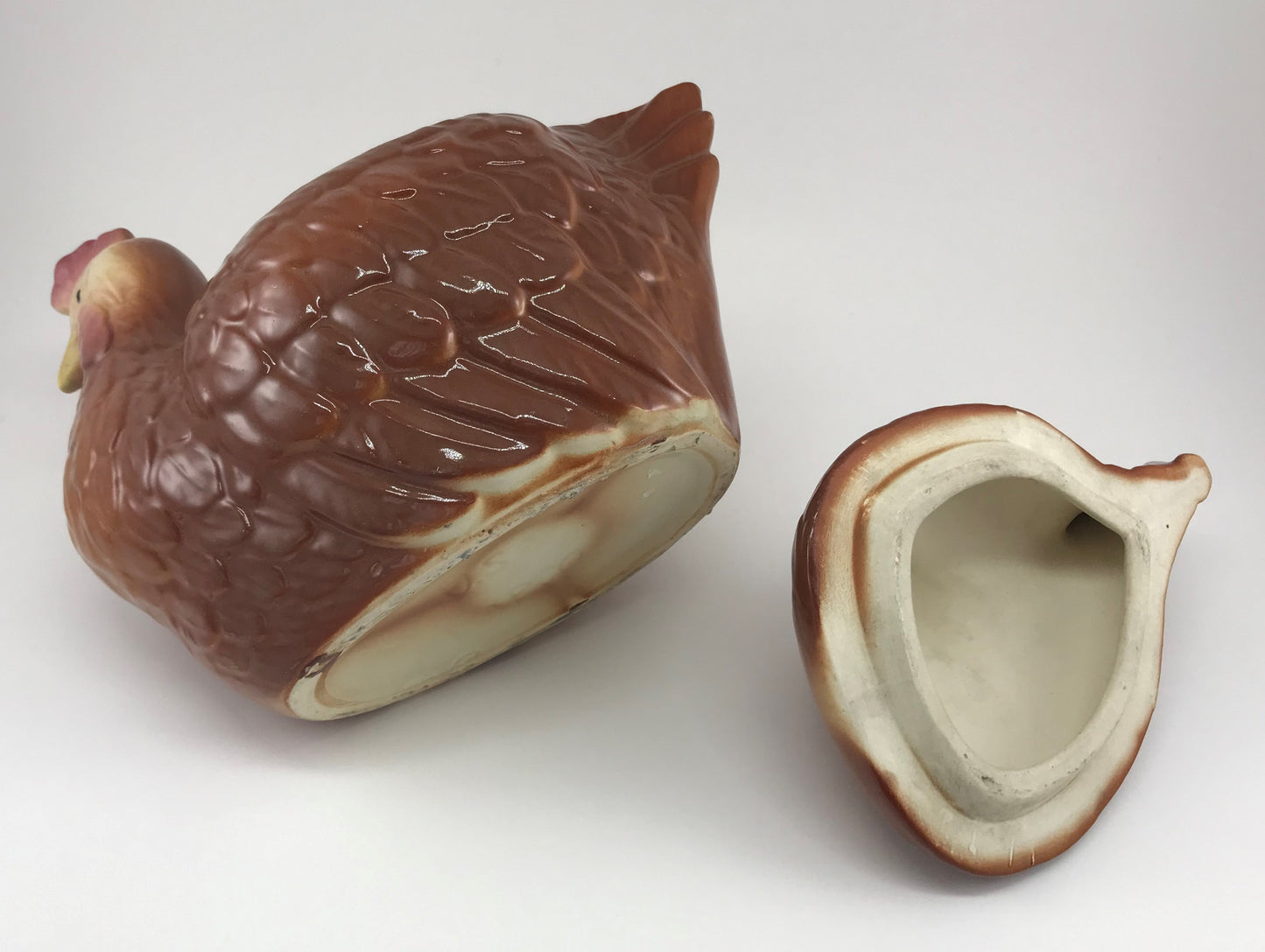 FAPCO Ceramic Hen and Chick Cookie Jar