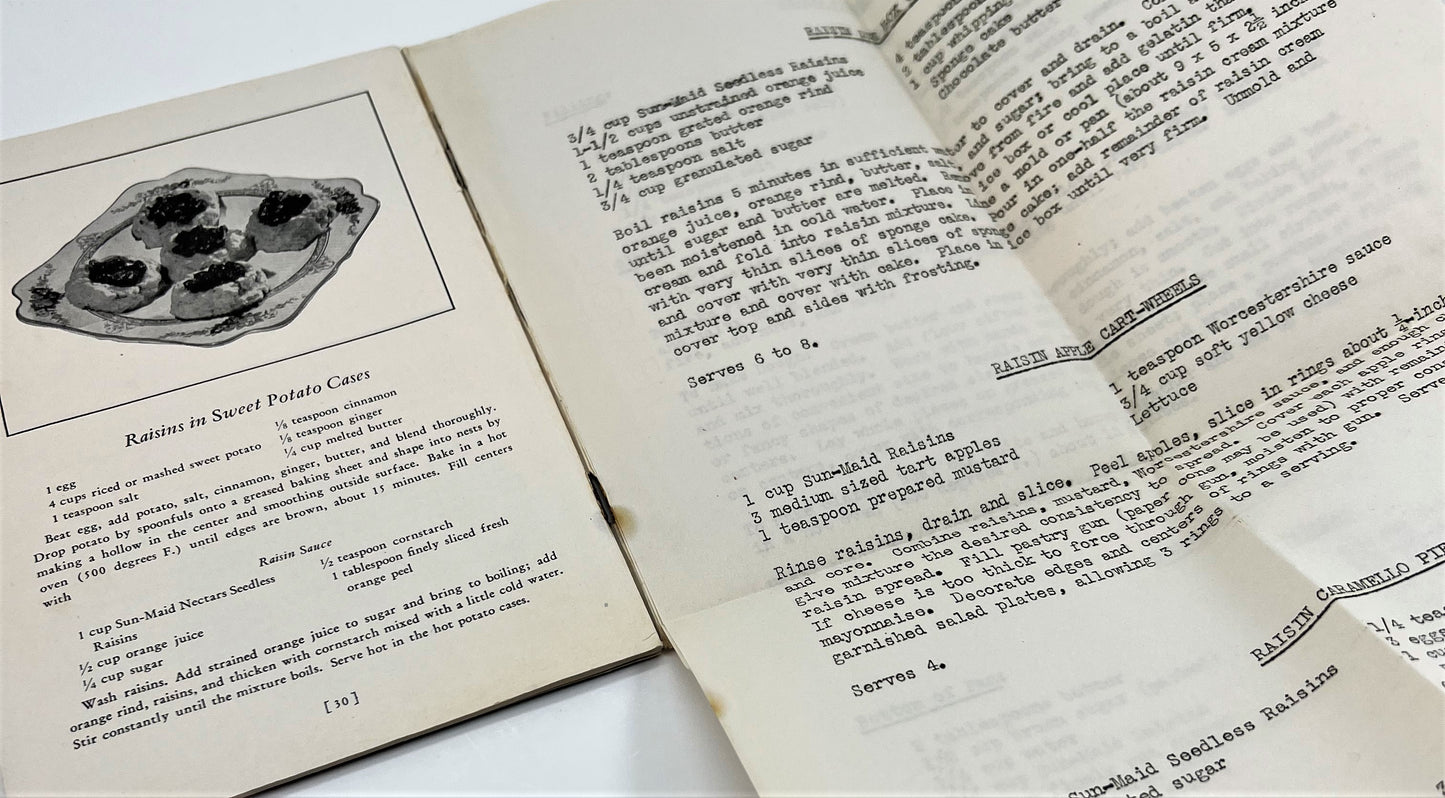 Sun-Maid Raisins Recipe Booklet, 1932