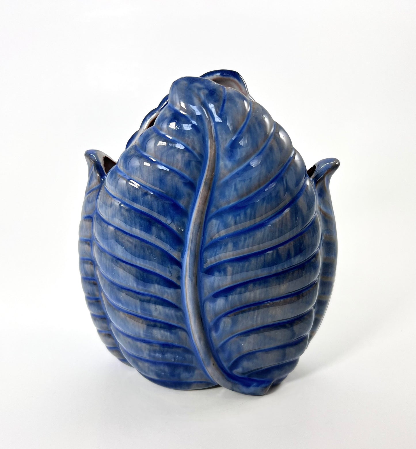 Stangl Terra Rose Standing Leaf Vase, Mid-century