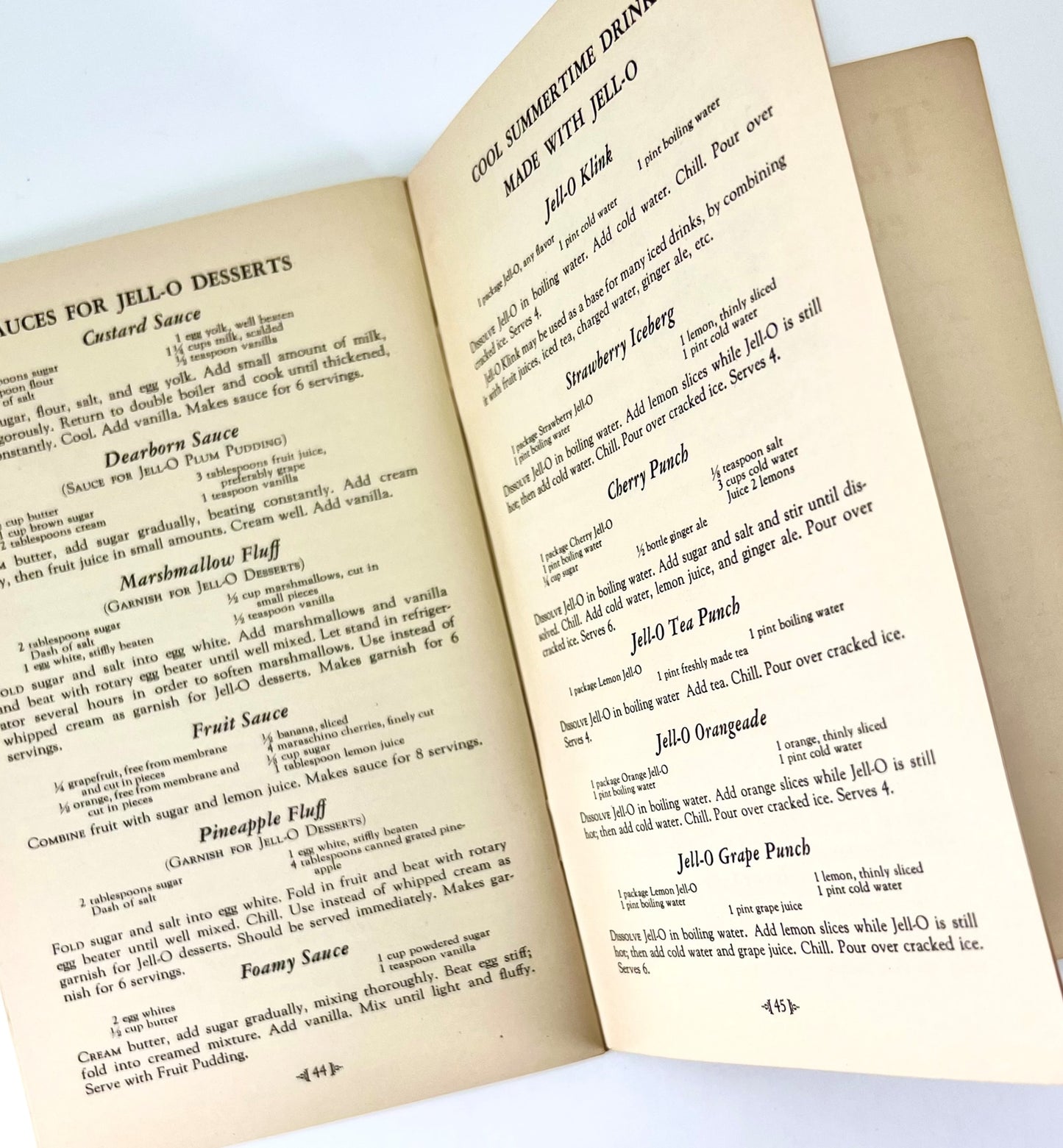 The Complete Jell-O Recipe Book, 1929