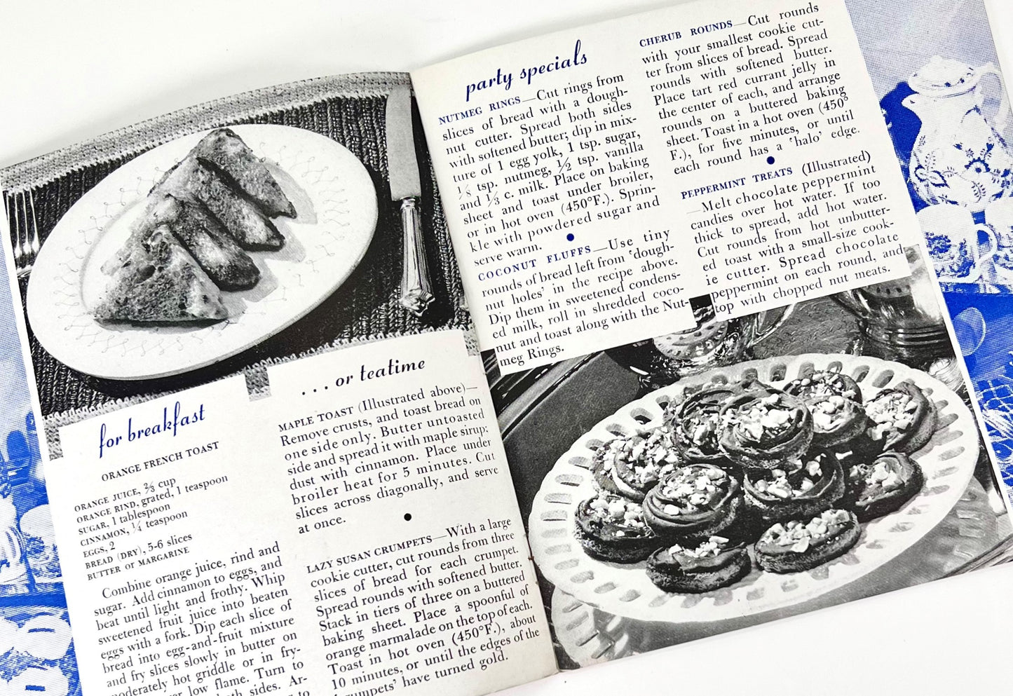 New Glamour Recipes Featuring Bread, American Institute of Baking Cookbooklet, 1940