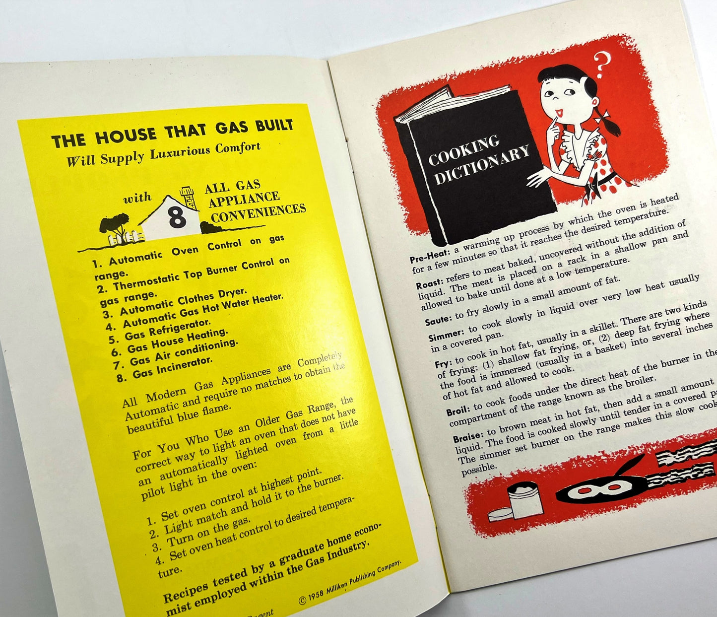 The Gas Cook Book for Young People, 1958