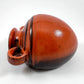 German Wall Pocket, Fire Ember Orange Urn