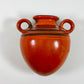 German Wall Pocket, Fire Ember Orange Urn