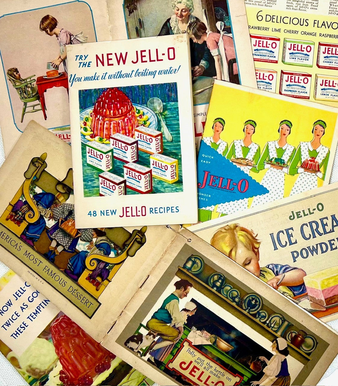 1932 Jell-O No Boil Recipe Booklet, Try the New Jell-O Cookbooklet