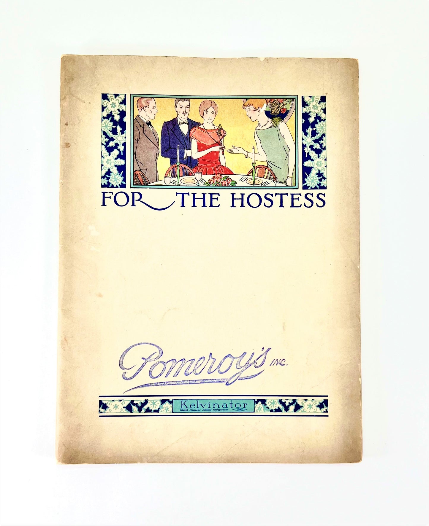 For the Hostess Kelvinator Advertising Cookbooklet from Pomeroy's Department Store, Reading, PA 1920s