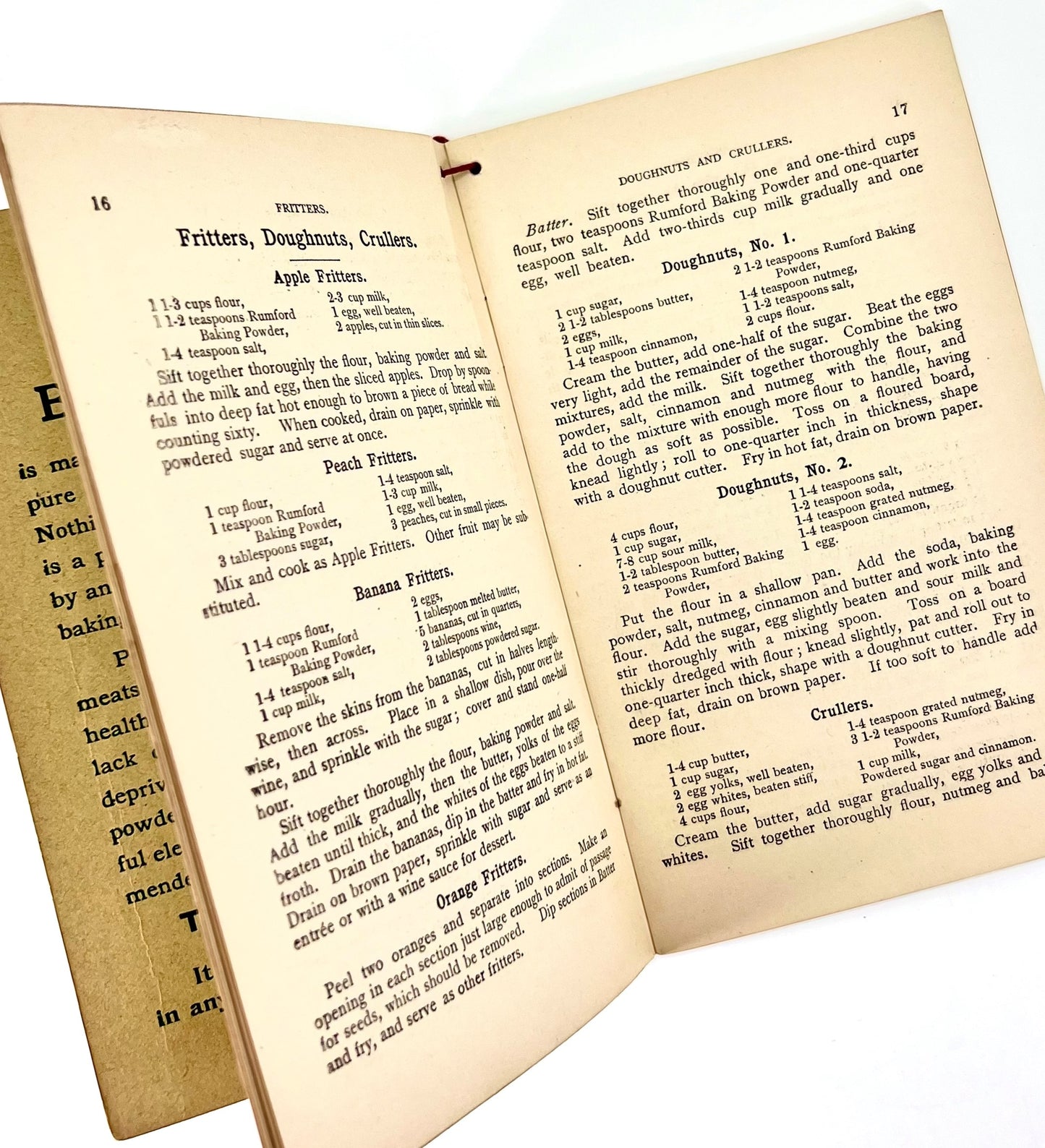The Rumford Cook Book, by Fannie Farmer, c. 1910