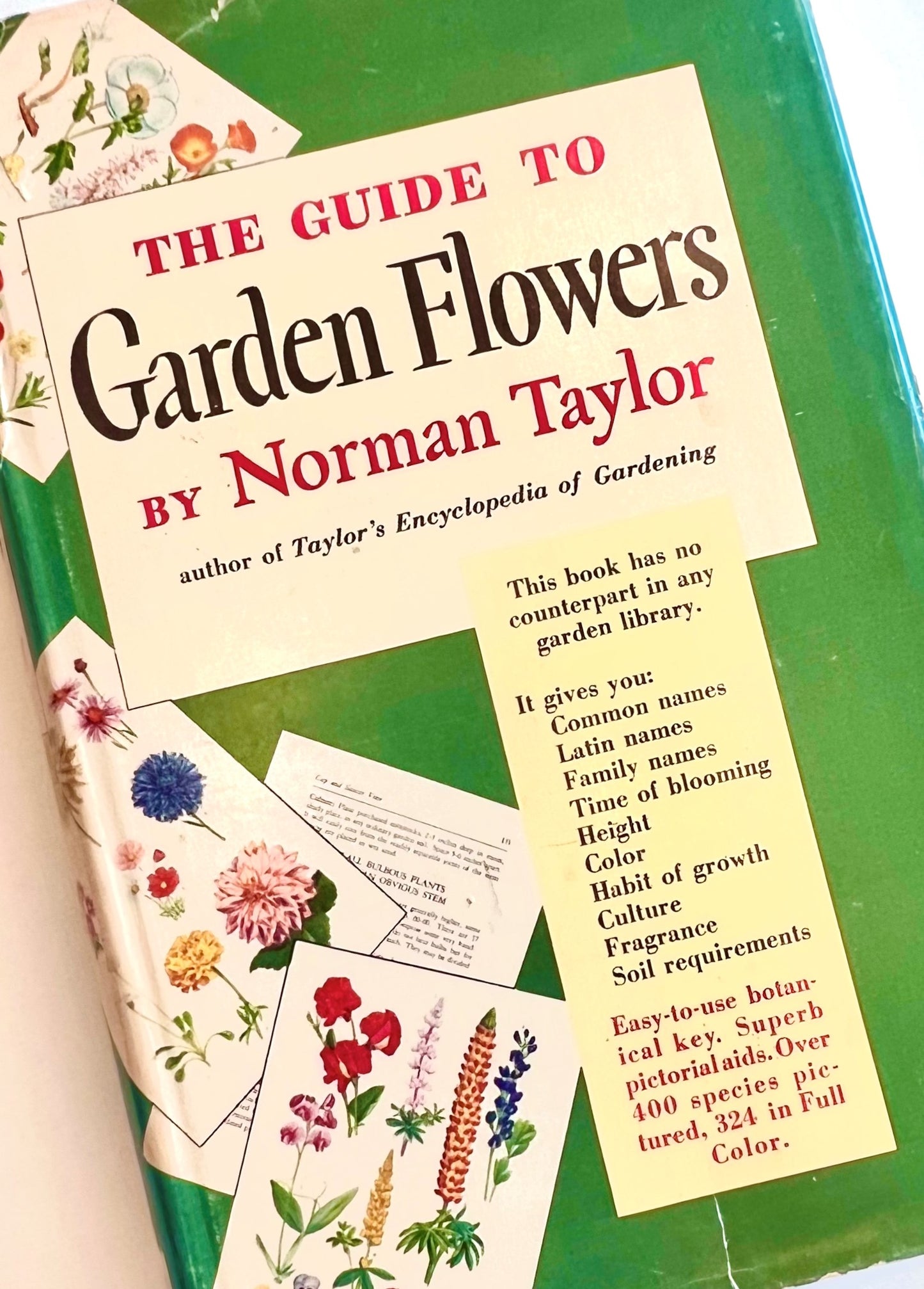 The Guide to Garden Flowers by Norman Taylor, 1958