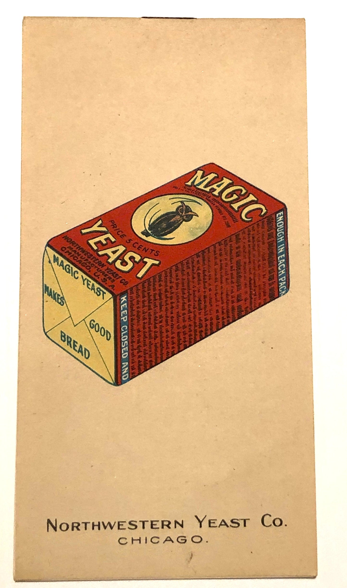 Magic Yeast Recipe Booklet, Northwestern Yeast Company, c. 1930