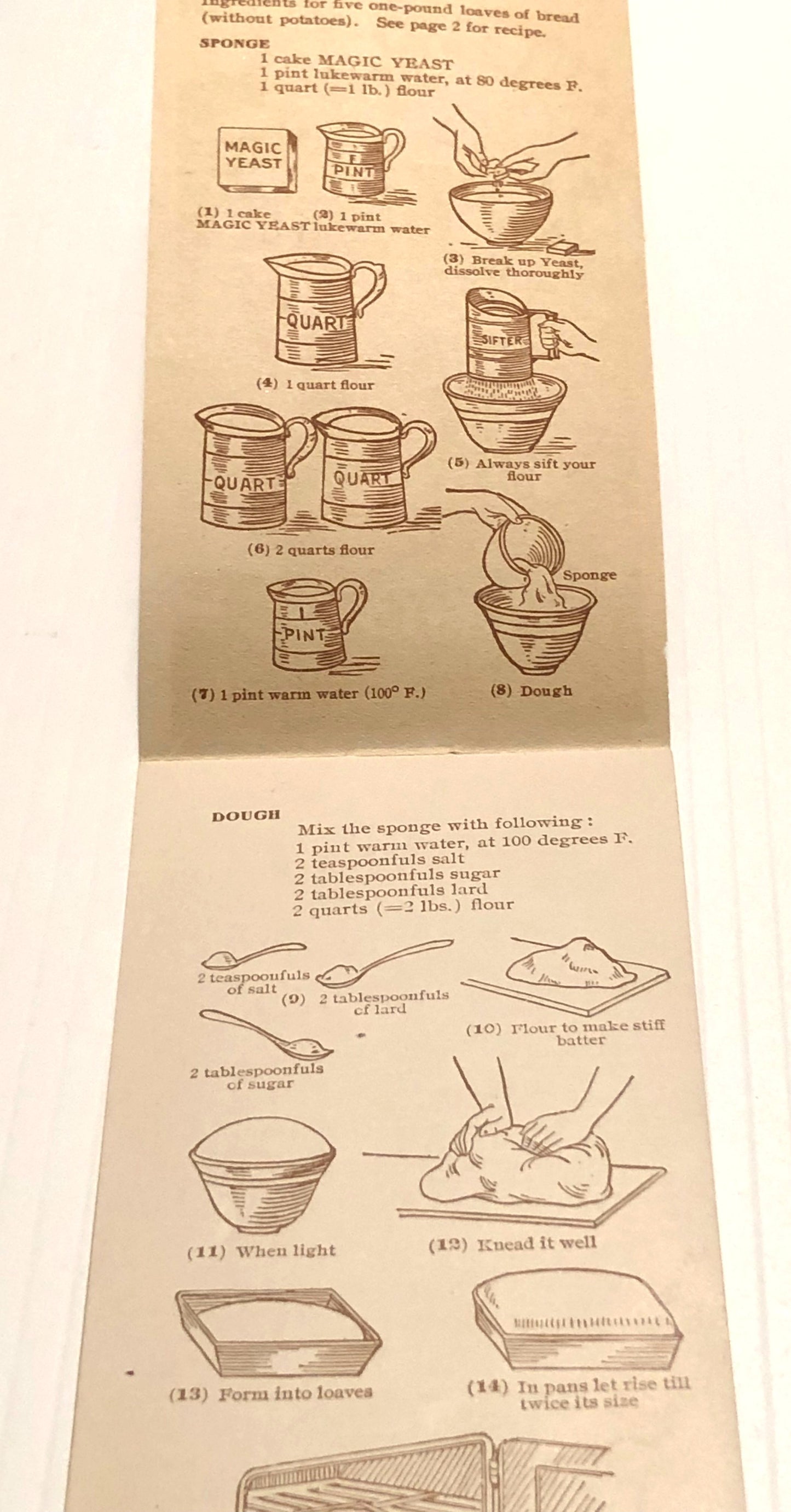 Magic Yeast Recipe Booklet, Northwestern Yeast Company, c. 1930