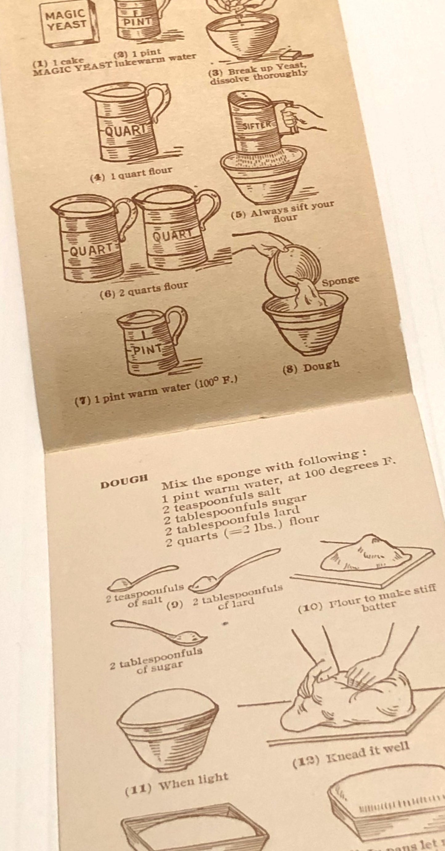 Magic Yeast Recipe Booklet, Northwestern Yeast Company, c. 1930