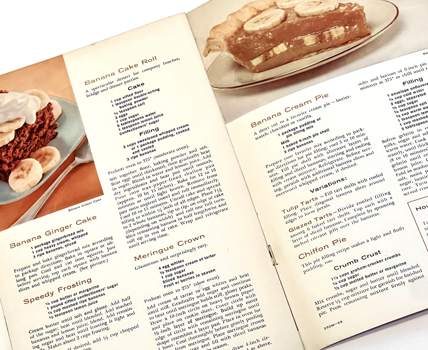 Chiquita Banana's Cookbook, Mid-century c. 1960