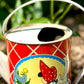 Child's Toy Watering Can, Ohio Art Tin Litho, Mid-century