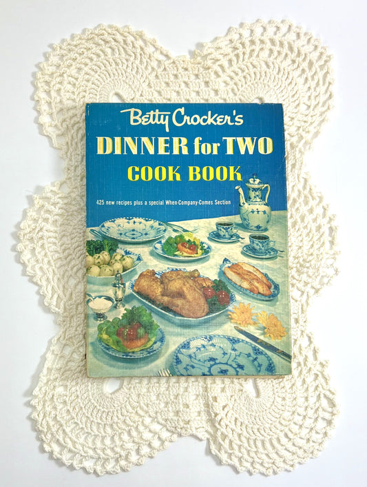 Betty Crocker's Dinner for Two Cook Book, First Ediition, First Printing, 1958