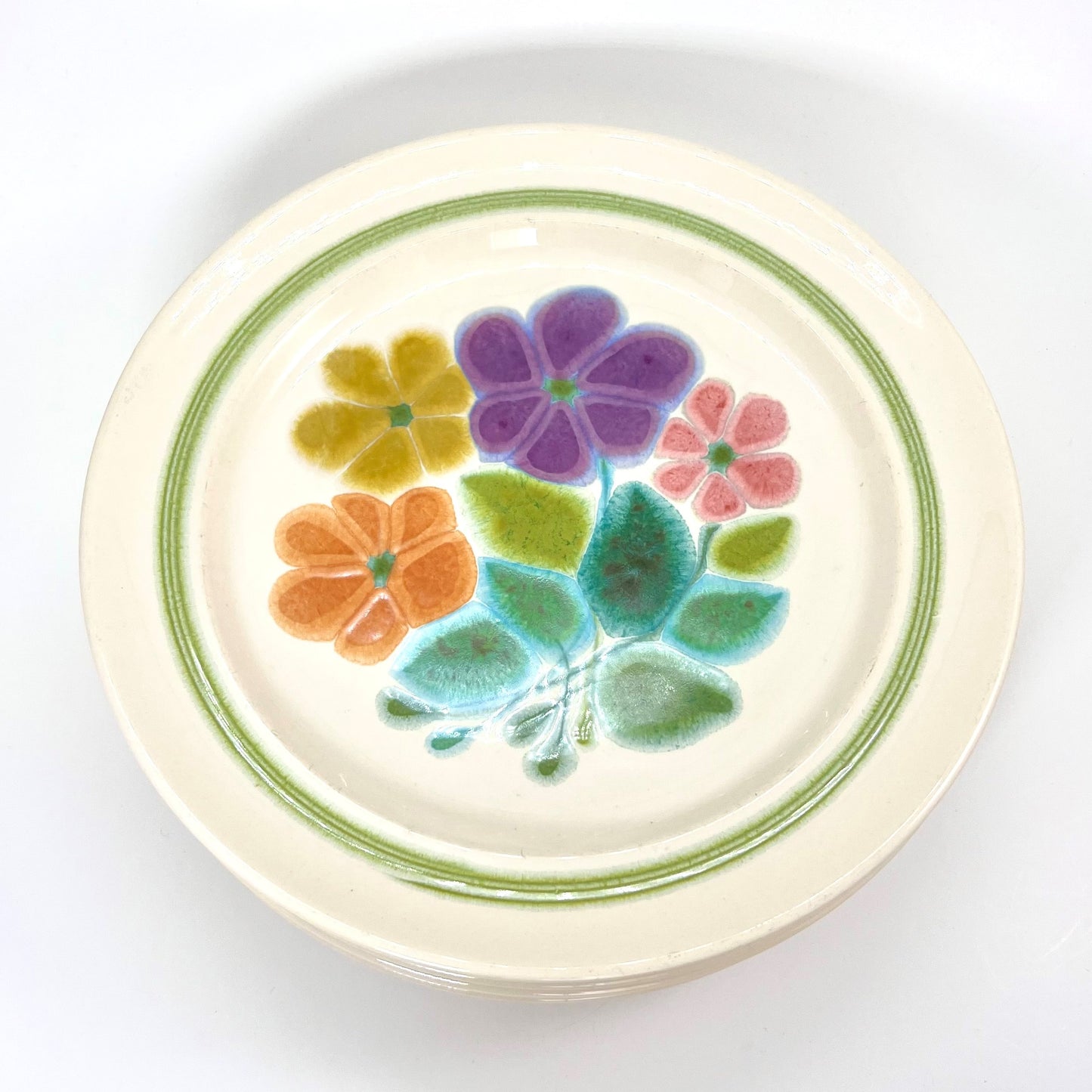 Franciscan Floral Earthenware Dinner Plate, 1970s