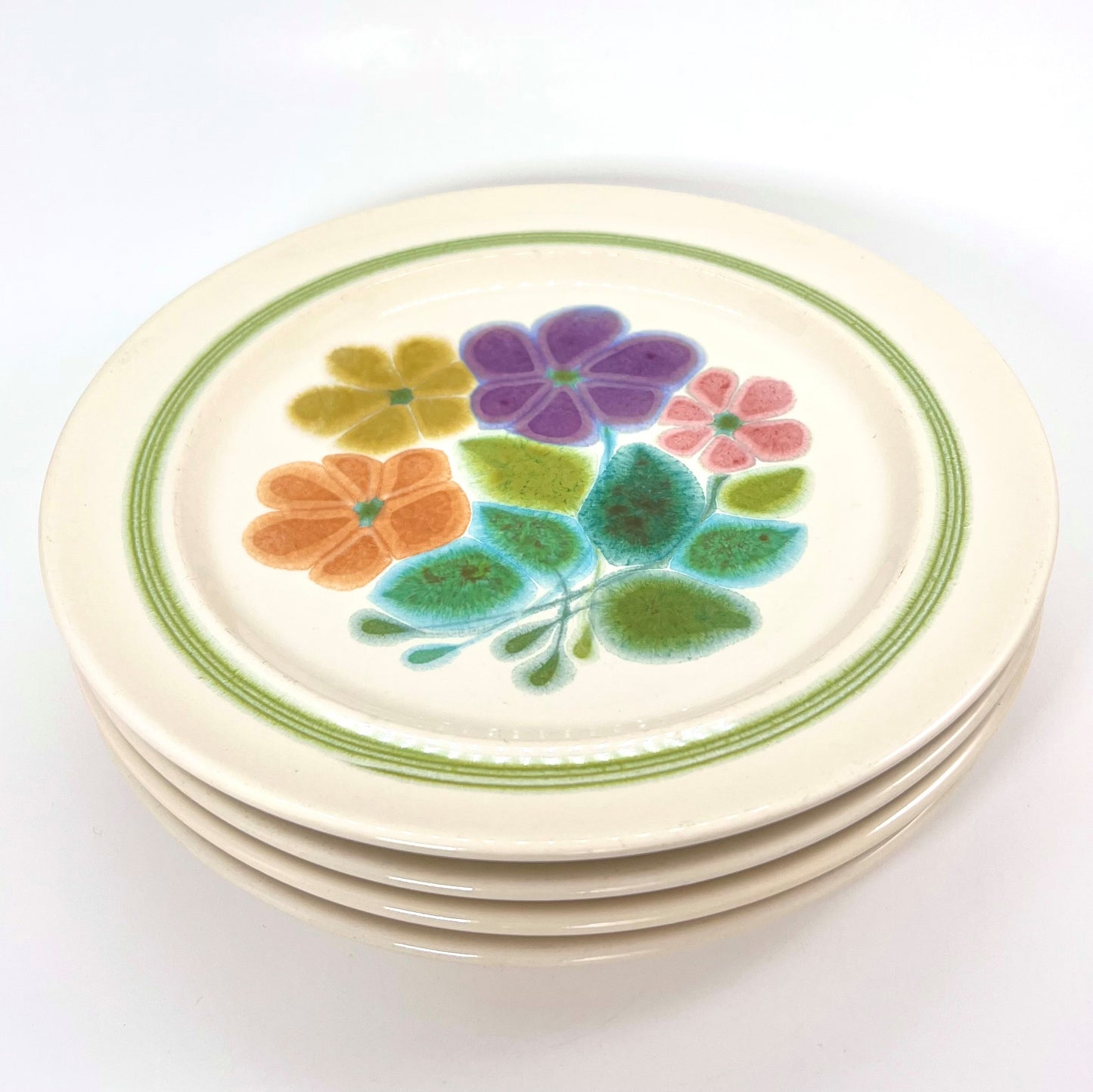 Franciscan Floral Earthenware Dinner Plate, 1970s