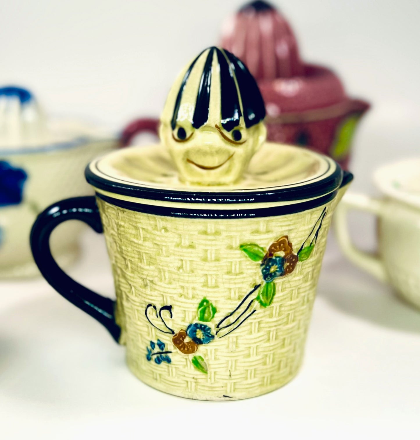 Jester Clown Juice Reamer, Hotta Yu Shoten Juicer, 1920s Japan